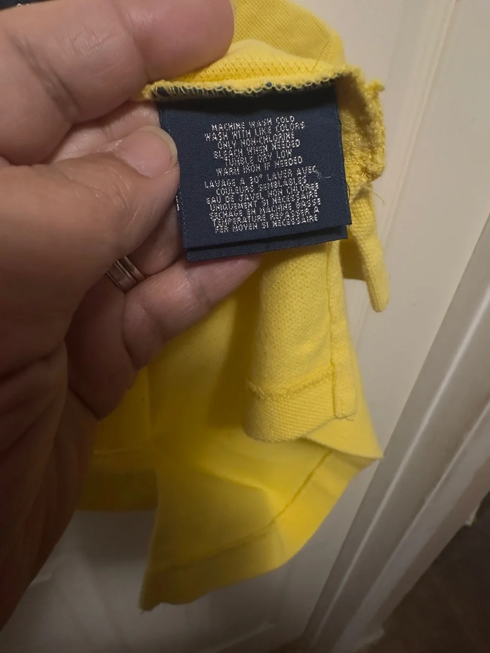 Ralph Lauren Kids Yellow Polo with Blue Pony Logo Size 24 months #540 #yellow